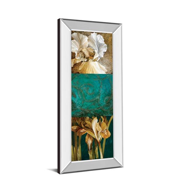Classy Art 1294MF 18 x 42 in. From My Garden II by Linda Thompson Mirror Framed Print Wall Art