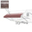 Aleko RVAWM20x8BRSTR34-UNB 20 x 8 ft. Retractable Motorized RV or Home Patio Canopy Awning&#44; White to Brown Stripes Fade