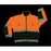 2W 330C-3 4XL Class 3 Reversible Bomber Jacket - Black & Orange&#44; 4 Extra Large