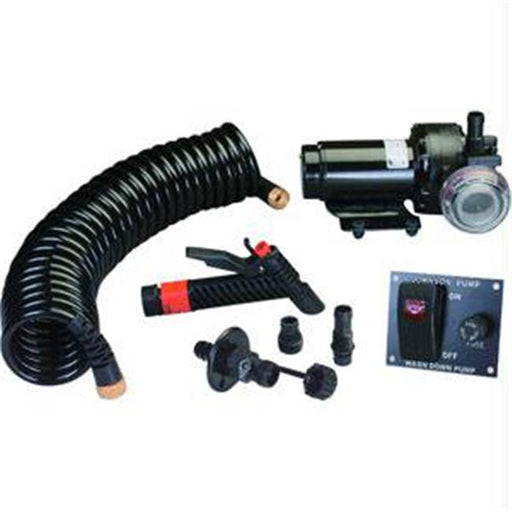 Johnson Aqua Jet 5.2 Gph Washdown Pump Kit W / Hose 12V