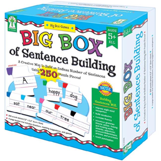 Carson Dellosa KE-840008 Big Box Of Sentence Building Game- Age 5 & up