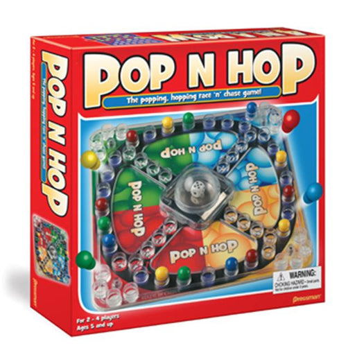 Pressman Toys PRE170406 World Pop N Hop Game for 2-4 Players