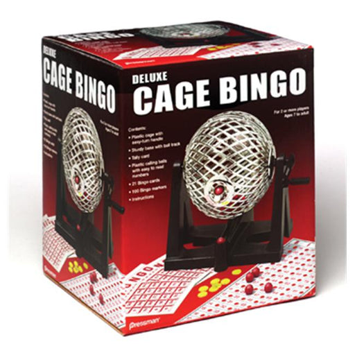 Pressman Toys PRE320706 Economy Plastic Cage Bingo