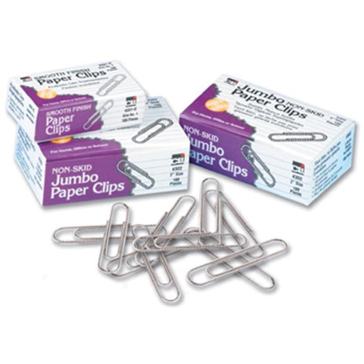 Charles Leonard CHL301E Paper Clips Jumbo Gem 10 Box 100 per Box