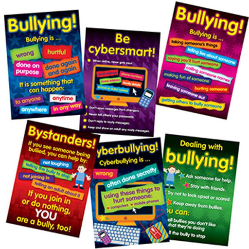 Didax DD-556601 Bullying In A Cyber World Poster Set Gr 2-5