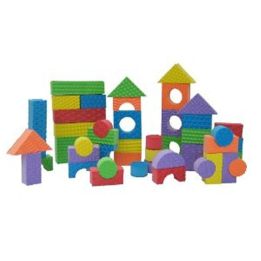 Edushape 716080 Textured Blocks - Set Of 80