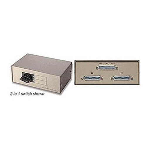 4 To 1 Parallel Printer Switchbox DB25f