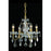Elegant Lighting 2015D17G-EC 17 D x 15 in. St. Francis Collection Hanging Fixture - Elegant Cut&#44; Gold