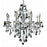 Elegant Lighting 2015D26C-SS 26 D x 23 in. St. Francis Collection Hanging Fixture - Swarovski Elements&#44; Chrome