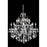 Elegant Lighting 2015D28DB-RC 28 D x 28 in. St. Francis Collection Hanging Fixture - Royal Cut&#44; Dark Bronze