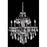 Elegant Lighting 2016D24DB-EC 24 D x 21 in. St. Francis Collection Hanging Fixture - Elegant Cut&#44; Dark Bronze