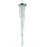 Elegant Lighting 2028G72C-GLW-RC 16 Dia. x 72 H in. Comet Collection Large Hanging Fixture White Prism Drops - Royal Cut&#44; Chrome Finish