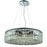 Elegant Lighting 2030D28C-SS 28 Dia. x 7.5 H in. Maxim Collection Hanging Fixture - Swarovski Elements&#44; Chrome Finish