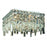 Elegant Lighting 2033F14C-EC 14 L x 14 W x 5.5 H in. Maxim Collection Flush Mount - Elegant Cut&#44; Chrome Finish