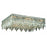 Elegant Lighting 2033F24C-SS 24 L x 24 W x 5.5 H in. Maxim Collection Flush Mount - Swarovski Elements&#44; Chrome Finish