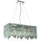 Elegant Lighting 2035D24C-SS 24 L x 12 W x 10.5 H in. Maxim Collection Hanging Fixture - Swarovski Elements&#44; Chrome Finish