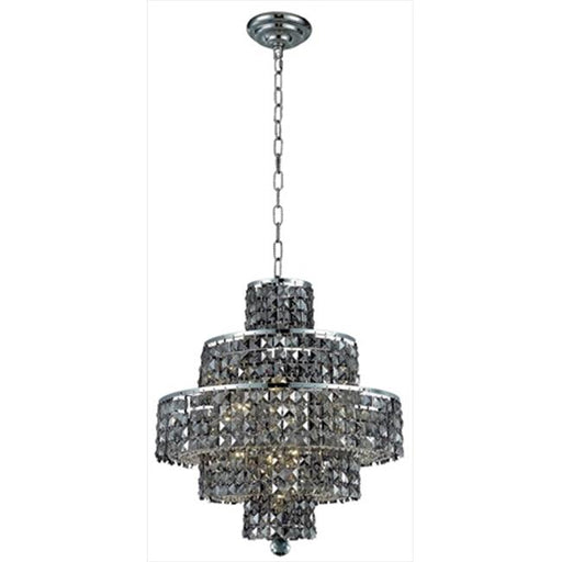 Elegant Lighting 2039D20C-SS-SS 20 W x 21 H in. Maxim Collection Hanging Fixture - Swarovski Elements&#44; Chrome Finish