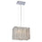 Elegant Lighting 1291D14C-CL-EC 18 x 9.5 x 11 in. Moda Collection Hanging Fixture - Elegant Cut&#44; Chrome