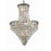 Elegant Lighting 2527D18C-SS 18 Dia. x 27 H in. Tranquil Collection Hanging Fixture - Swarovski Elements&#44; Chrome Finish