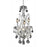 Elegant Lighting 2800D12C-SS 12 Dia. x 22 H in. Maria Theresa Collection Hanging Fixture - Swarovski Elements&#44; Chrome Finish