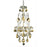 Elegant Lighting 2800D12C-GT-SS 12 Dia. x 22 H in. Maria Theresa Collection Hanging Fixture - Swarovski Elements&#44; Chrome Finish