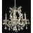 Elegant Lighting 2800D20GT-GT-RC 20 Dia. x 25 H in. Maria Theresa Collection Hanging Fixture - Royal Cut&#44; Golden Teak Finish