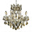 Elegant Lighting 2800D26C-GT-SS 26 Dia. x 26 H in. Maria Theresa Collection Hanging Fixture - Swarovski Elements&#44; Chrome Finish