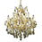 Elegant Lighting 2800D27G-GT-SS 27 Dia. x 26 H in. Maria Theresa Collection Hanging Fixture - Swarovski Elements&#44; Gold Finish