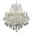 Elegant Lighting 2800D30C-SS 30 Dia. x 28 H in. Maria Theresa Collection Hanging Fixture - Swarovski Elements&#44; Chrome Finish