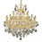 Elegant Lighting 2800D30G-RC 30 Dia. x 28 H in. Maria Theresa Collection Hanging Fixture - Royal Cut&#44; Gold Finish