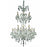 Elegant Lighting 2800G32C-SS 32 Dia. x 50 H in. Maria Theresa Collection Large Hanging Fixture - Swarovski Elements&#44; Chrome Finish