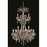 Elegant Lighting 2800G32GT-GT-SS 32 Dia. x 50 H in. Maria Theresa Collection Large Hanging Fixture - Royal Cut&#44; Golden Teak Finish