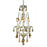 Elegant Lighting 2801D12C-GT-SS 12 W x 22 H in. Maria Theresa Collection Hanging Fixture - Swarovski Elements&#44; Chrome Finish