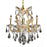 Elegant Lighting 2801D20G-RC 20 W x 25 H in. Maria Theresa Collection Hanging Fixture - Royal Cut&#44; Gold Finish