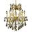 Elegant Lighting 2801D20G-GT-SS 20 W x 25 H in. Maria Theresa Collection Hanging Fixture - Swarovski Elements&#44; Gold Finish