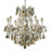 Elegant Lighting 2801D26C-GT-SS 26 W x 26 H in. Maria Theresa Collection Hanging Fixture - Swarovski Elements&#44; Chrome Finish