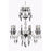 Elegant Lighting 5810D30DB-EC 30 Dia. x 38 H in. Grande Collection Hanging Fixture - Dark Bronze Finish&#44; Elegant Cut