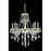 Elegant Lighting 7810D26GN-EC 26 Dia. x 28 H in. Alexandria Collection Hanging Fixture - Green Finish&#44; Elegant Cut