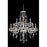 Elegant Lighting 7810G33BE-RC 33 Dia. x 38 H in. Alexandria Collection Large Hanging Fixture - Blue Finish&#44; Royal Cut