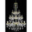 Elegant Lighting 7810G45GN-RC 45 Dia. x 62 H in. Alexandria Collection Large Hanging Fixture - Green Finish&#44; Royal Cut