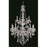 Elegant Lighting 7915G33C-RC 33 Dia. x 52 H in. Verona Collection Large Hanging Fixture - Chrome Finish&#44; Royal Cut