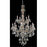 Elegant Lighting 7915G33GT-GT-SS 33 Dia. x 52 H in. Verona Collection Large Hanging Fixture - Golden Teak Finish&#44; Swarovski Elements