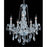 Elegant Lighting 7955D21C-EC 21 Dia. x 26 H in. Verona Collection Hanging Fixture - Chrome Finish&#44; Elegant Cut