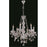 Elegant Lighting 7956D24C-GT-RC 24 Dia. x 28 H in. Verona Collection Hanging Fixture - Chrome Finish&#44; Royal Cut