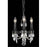 Elegant Lighting 9103D10DB-EC 10 Dia. x 10 H in. Lillie Collection Hanging Fixture - Dark Bronze Finish&#44; Elegant Cut