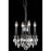 Elegant Lighting 9104D10DB-EC 10 Dia. x 10 H in. Lillie Collection Hanging Fixture - Dark Bronze Finish&#44; Elegant Cut