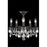 Elegant Lighting 9205F18DB-RC 18 Dia. x 17 H in. Rosalia Collection Flush Mount - Dark Bronze Finish&#44; Royal Cut