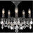 Elegant Lighting 9205F18DB-GT-SS 18 Dia. x 17 H in. Rosalia Collection Flush Mount - Dark Bronze Finish&#44; Swarovski Elements