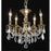 Elegant Lighting 9205F18FG-EC 18 Dia. x 17 H in. Rosalia Collection Flush Mount - French Gold Finish&#44; Elegant Cut