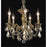 Elegant Lighting 9205F18FG-GT-RC 18 Dia. x 17 H in. Rosalia Collection Flush Mount - French Gold Finish&#44; Royal Cut